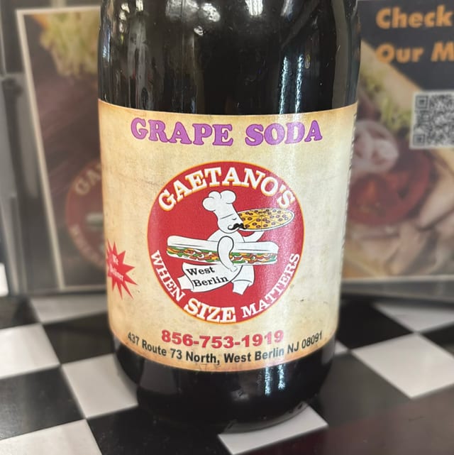Gaetanos grape soda.