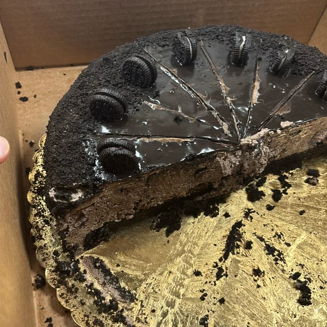 Oreo Moose Cake.